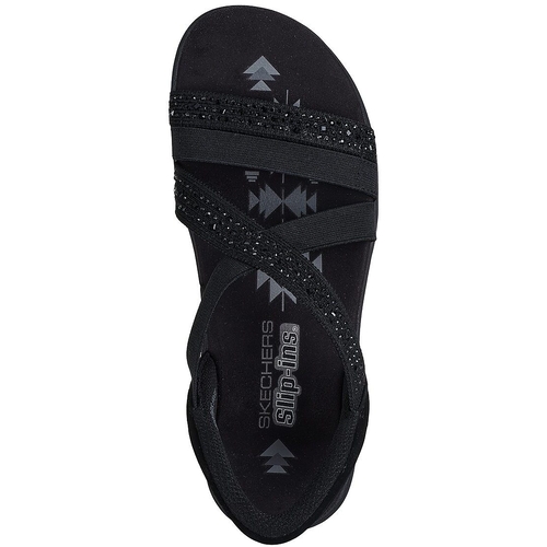 Sandale femei Skechers Reggae Slim - Summer Sparkle 163574-BBK - poza 2