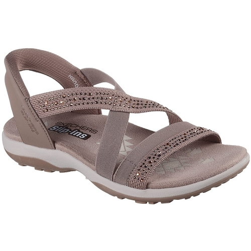 Sandale femei Skechers Reggae Slim - Summer Sparkle 163574-MOC - poza 1