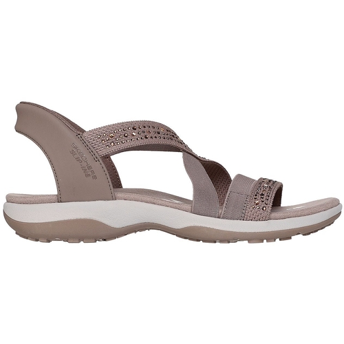 Sandale femei Skechers Reggae Slim - Summer Sparkle 163574-MOC - poza 3