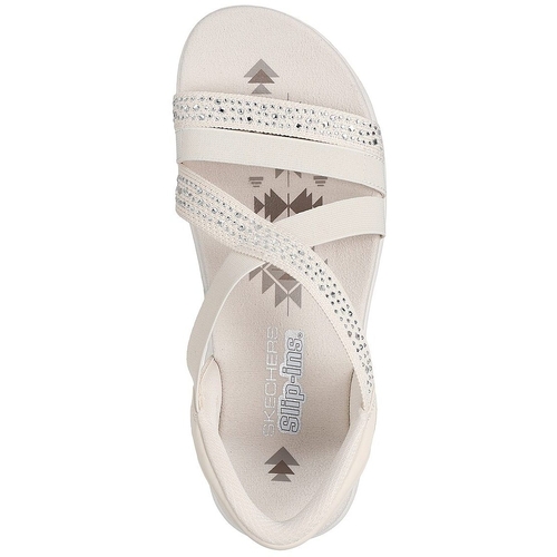Sandale femei Skechers Reggae Slim - Summer Sparkle 163574-NAT - poza 2