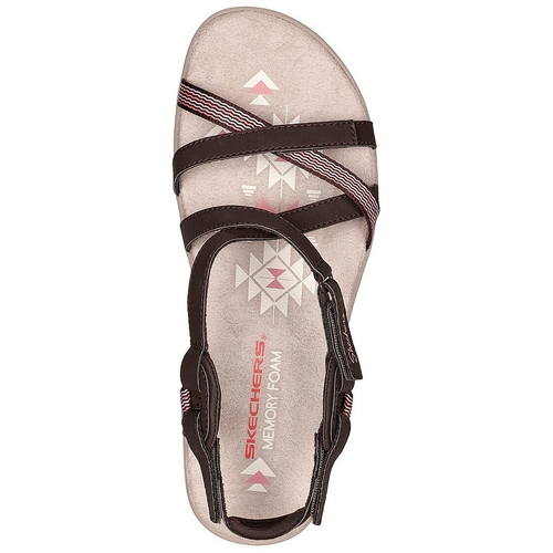 Sandale femei Skechers Reggae Slim - Sun Array 163115-CHOC - poza 2