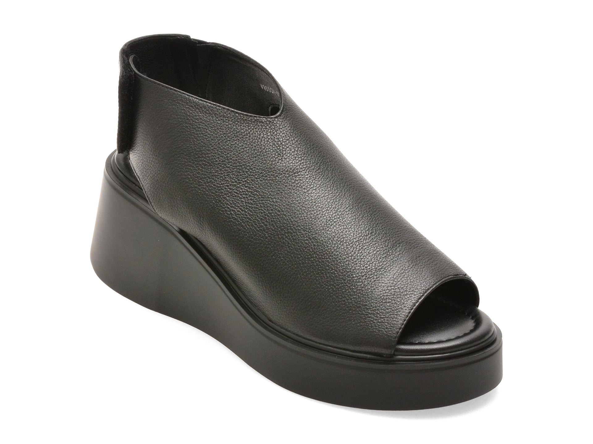 Sandale GRYXX negre, 1650D13, din piele naturala