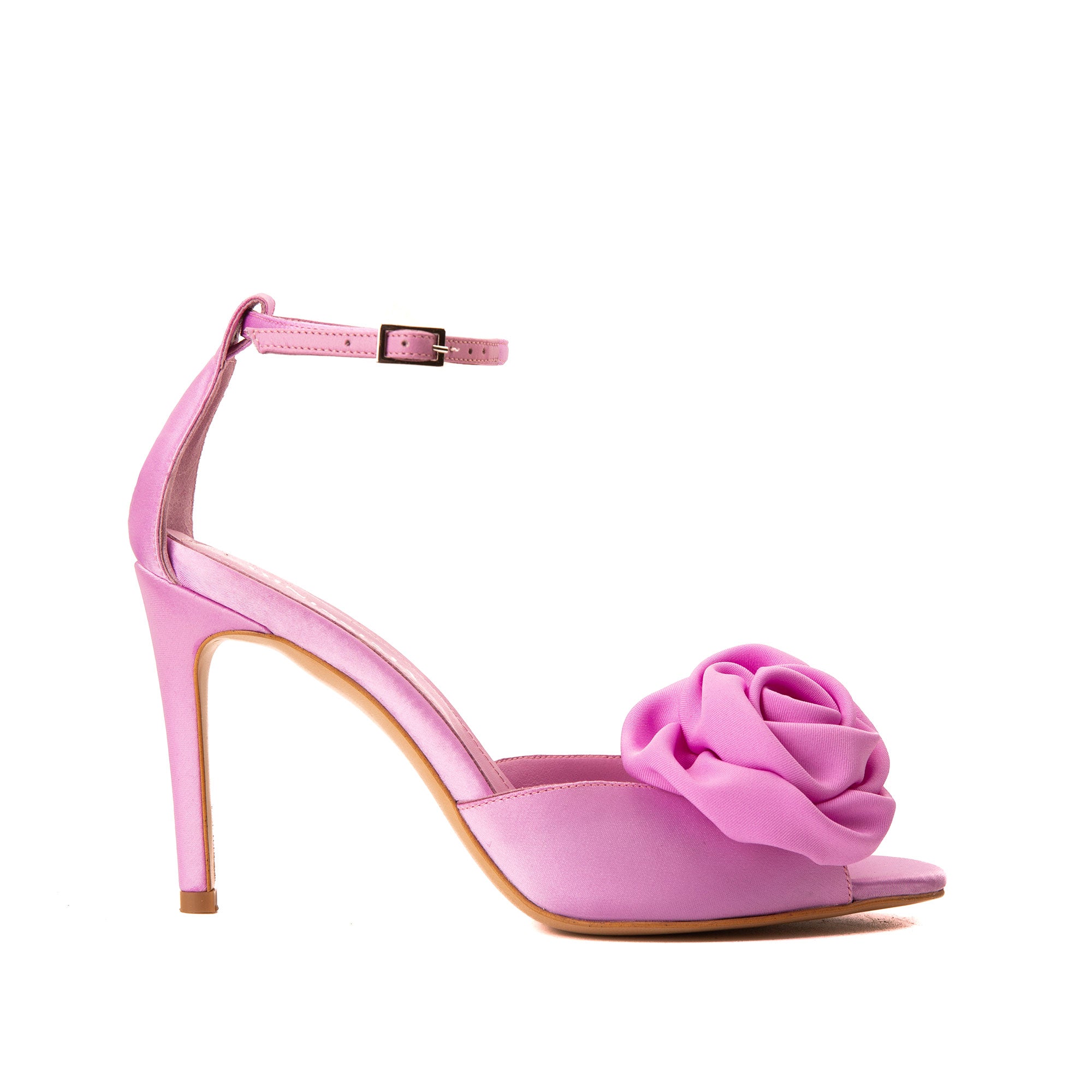Sandale Lia Satin, Lila - 34.5 / 9.5 cm - Gros