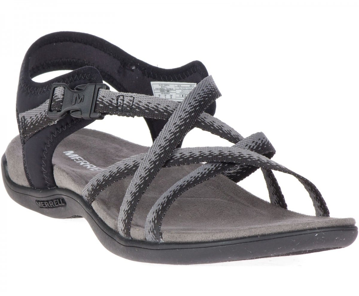 Sandale Merrell District Muri Lattice Negru - Black/Charcoal - poza 3