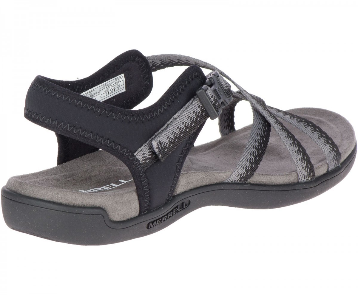 Sandale Merrell District Muri Lattice Negru - Black/Charcoal - poza 5