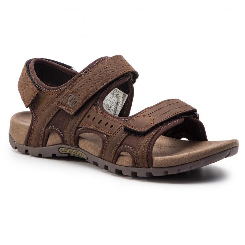 Sandale Merrell Sandspur Lee Backstrap Maro - Dark Earth - poza 1