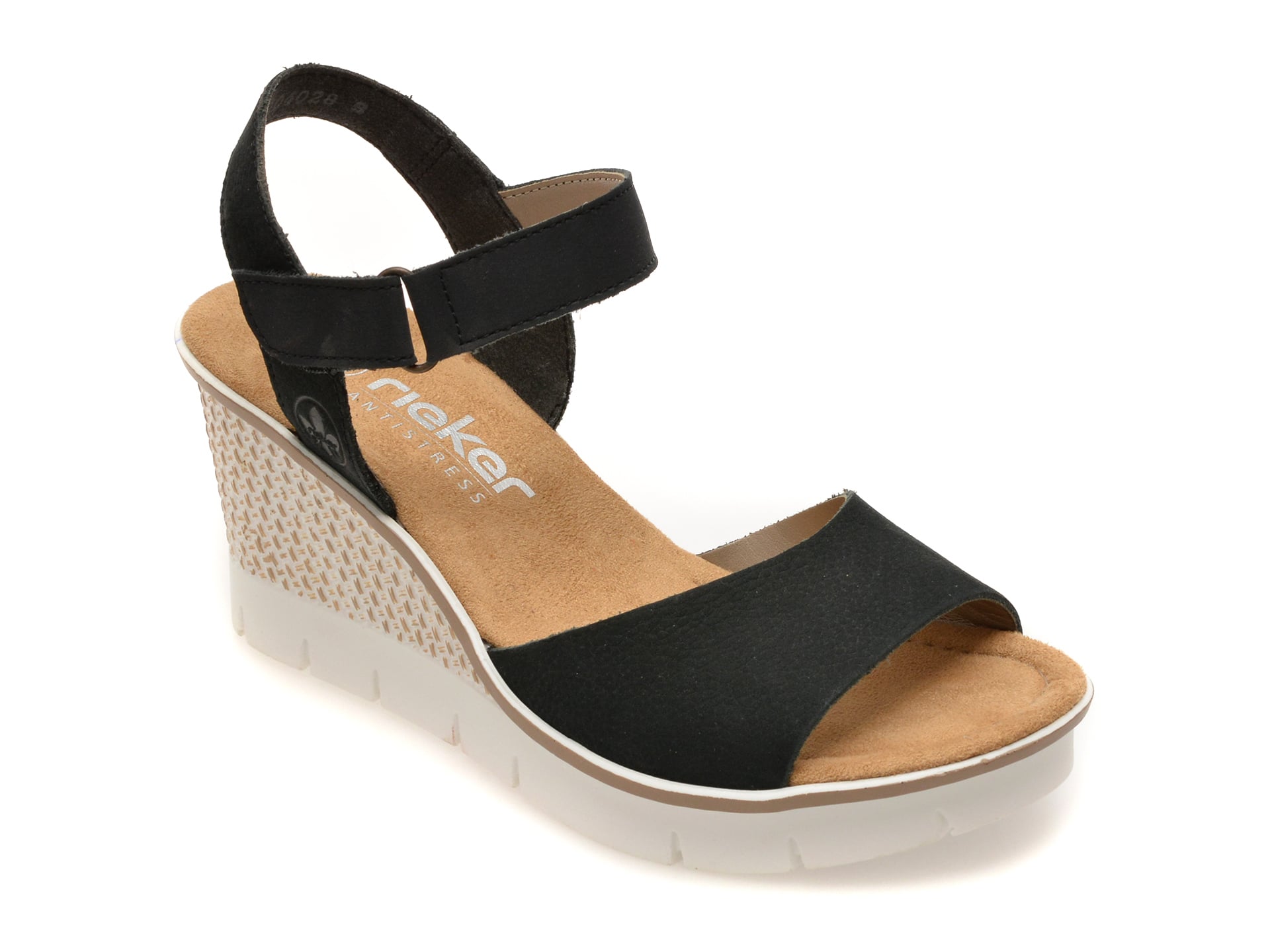 Sandale RIEKER bleumarin, 68590, din piele naturala