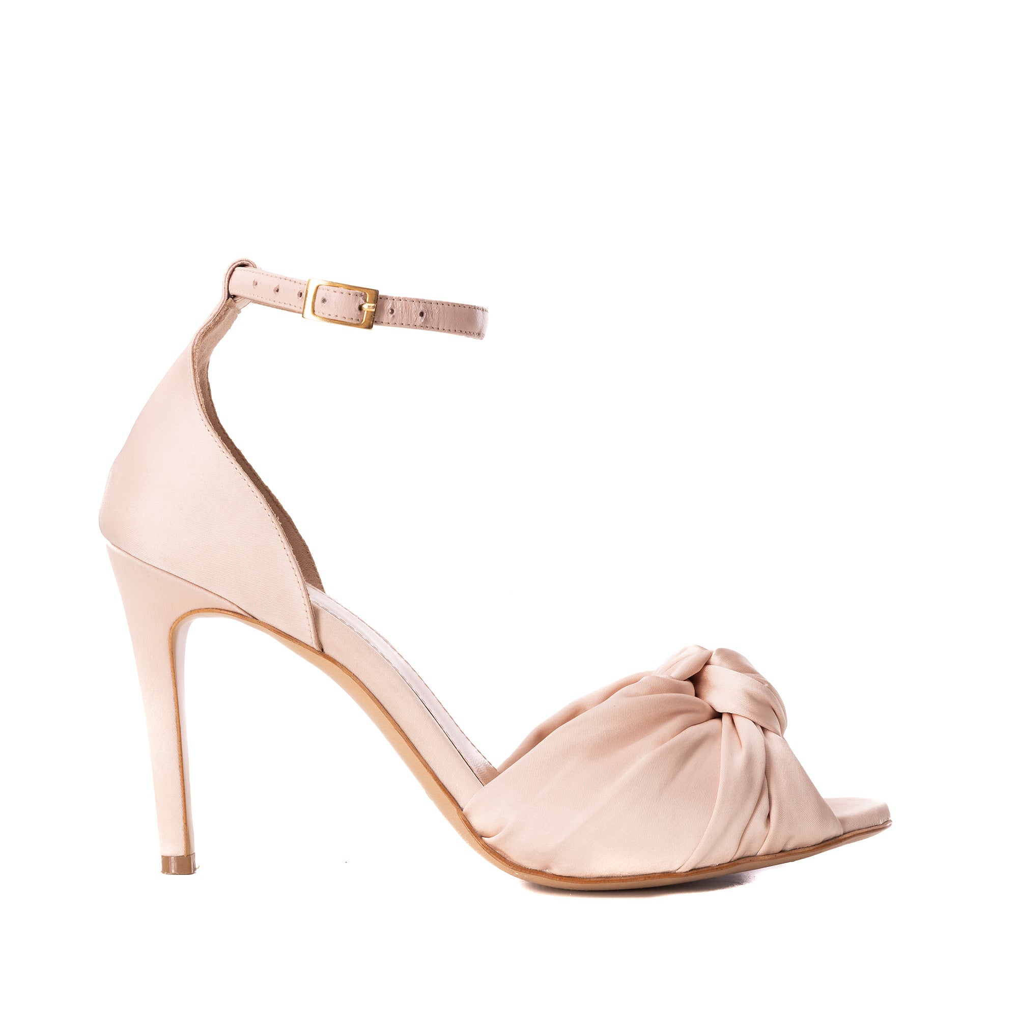 Sandale Sofia Satin, Nude - 35 / 8 cm