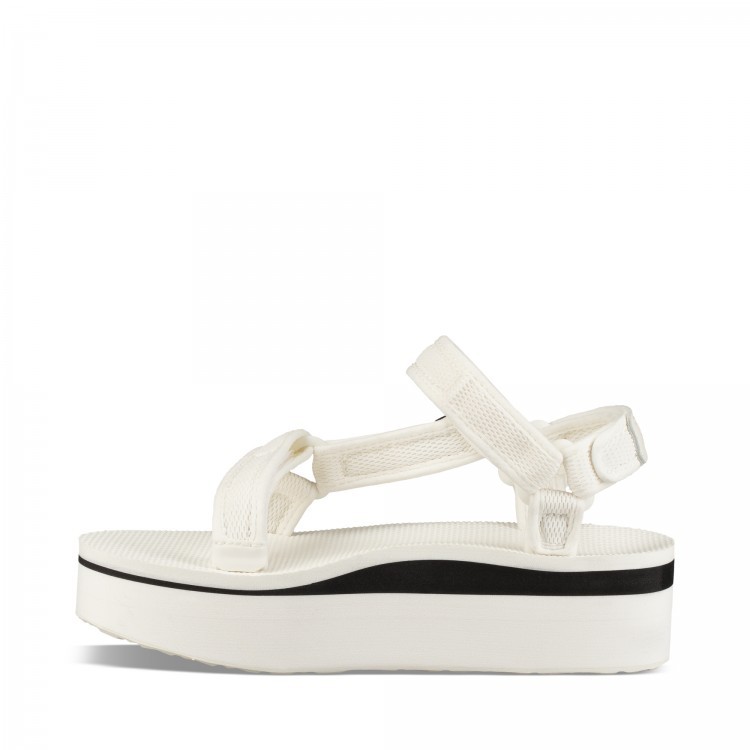 Sandale Teva Flatform Universal Mesh Print Alb - Bright White - poza 2