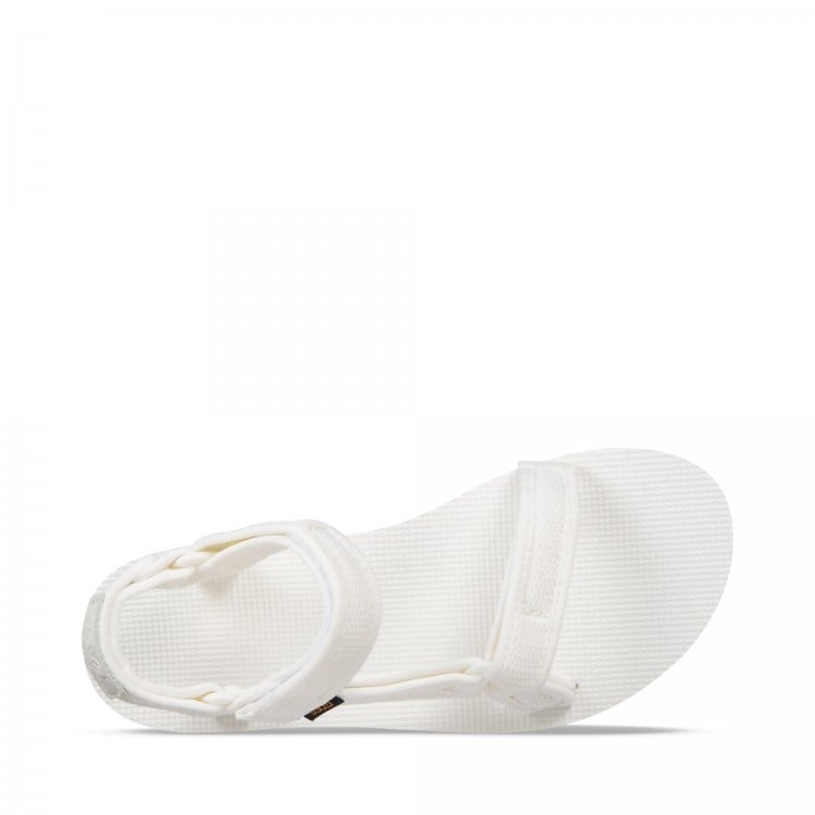 Sandale Teva Flatform Universal Mesh Print Alb - Bright White - poza 3