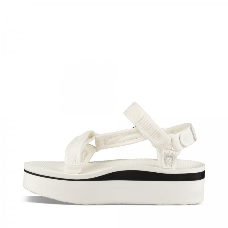 Sandale Teva Flatform Universal Mesh Print Alb - Bright White - poza 2