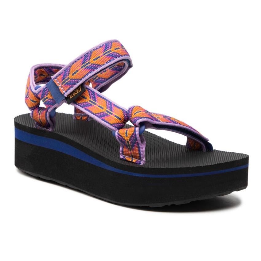 Sandale Teva Flatform Universal Multicolor - Presidio Regal Orchid - poza 1