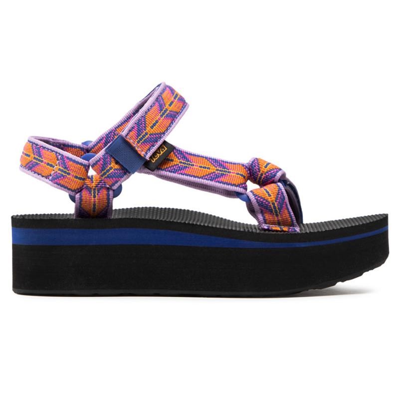 Sandale Teva Flatform Universal Multicolor - Presidio Regal Orchid - poza 2