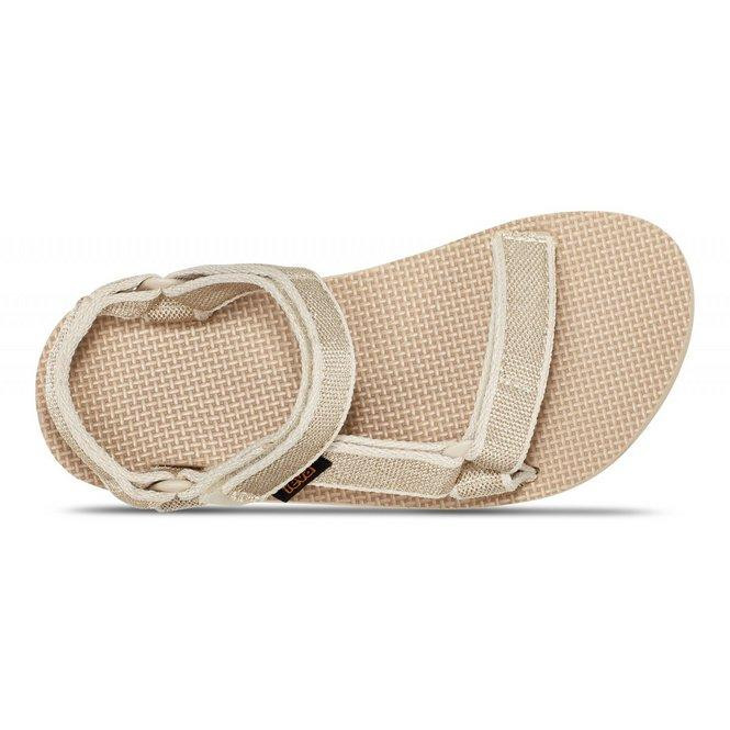 Sandale Teva Kids' Original Universal Bej - Karina Birch Metallic - poza 4