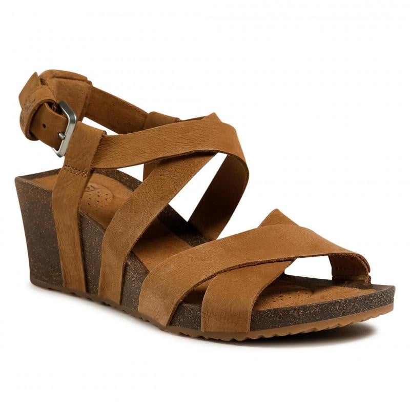 Sandale Teva Mahonia Wedge Cross Strap Maro - Chipmunk - poza 2