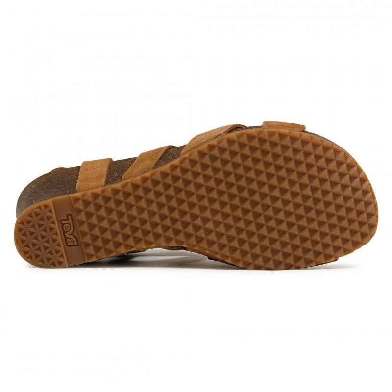 Sandale Teva Mahonia Wedge Cross Strap Maro - Chipmunk - poza 4