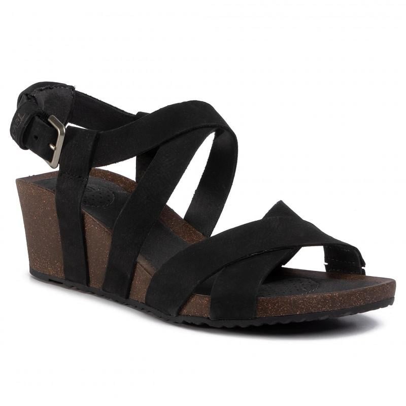 Sandale Teva Mahonia Wedge Cross Strap Negru - Black - poza 2