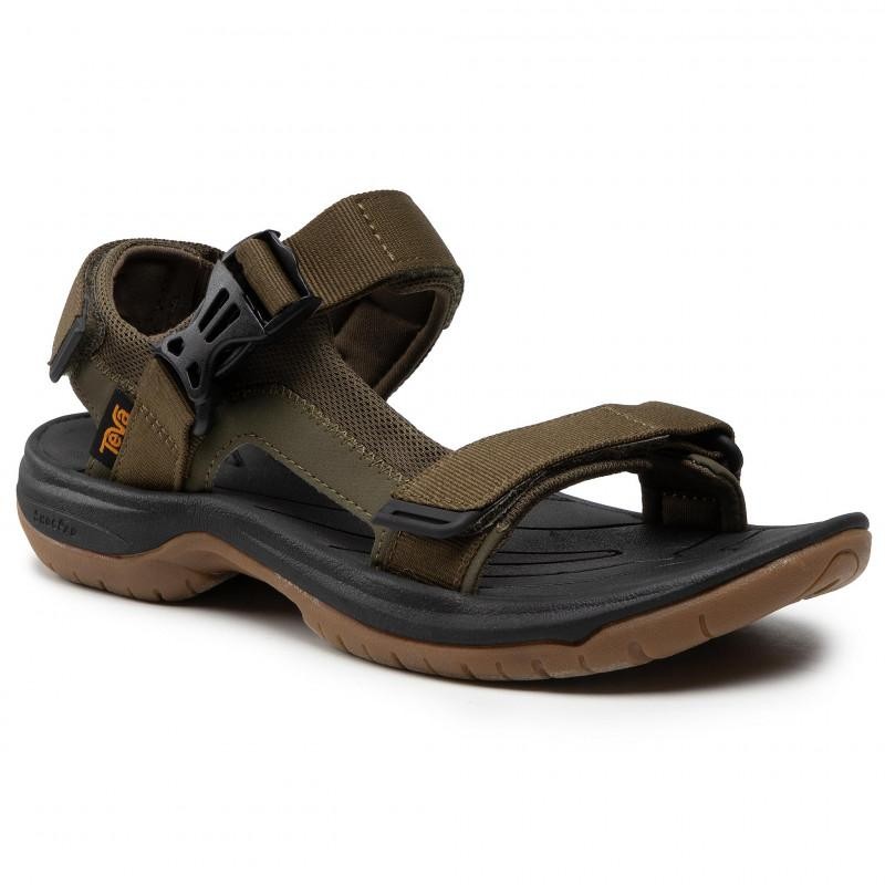 Sandale Teva Men's Tanway Verde - Dark Olive - poza 2