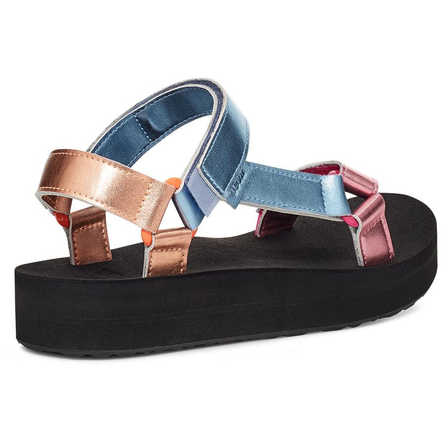 Sandale Teva Midform Universal Shimmer Roz - Pink Multi - poza 4