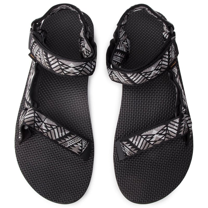 Sandale Teva Original Universal Men Negru - Boomerang Black/White - poza 4