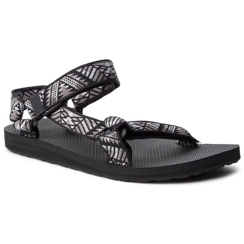 Sandale Teva Original Universal Men Negru - Boomerang Black/White - poza 2