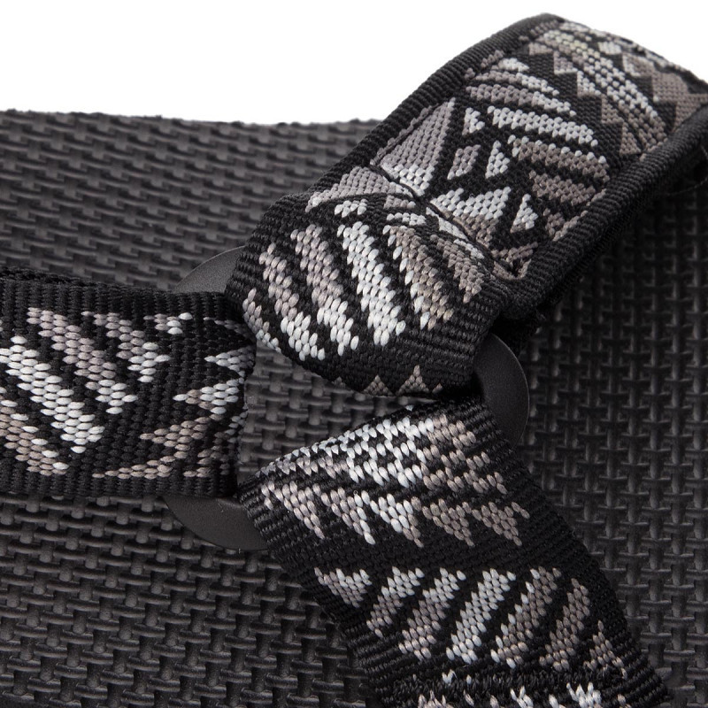 Sandale Teva Original Universal Men Negru - Boomerang Black/White - poza 3