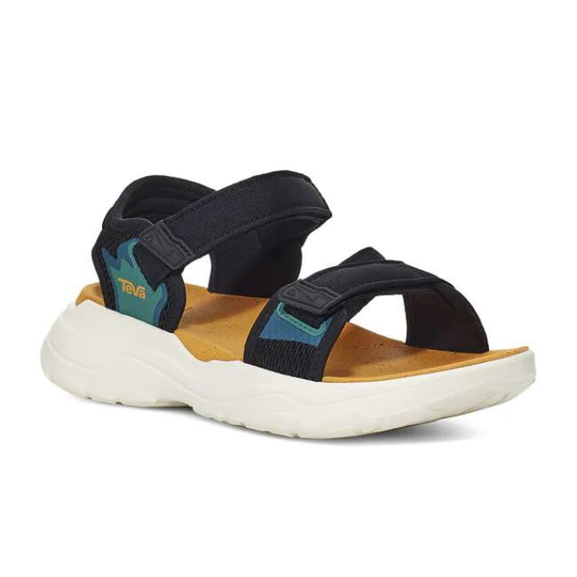 Sandale Teva Zymic Men Negru - Black/Sunflower - poza 2