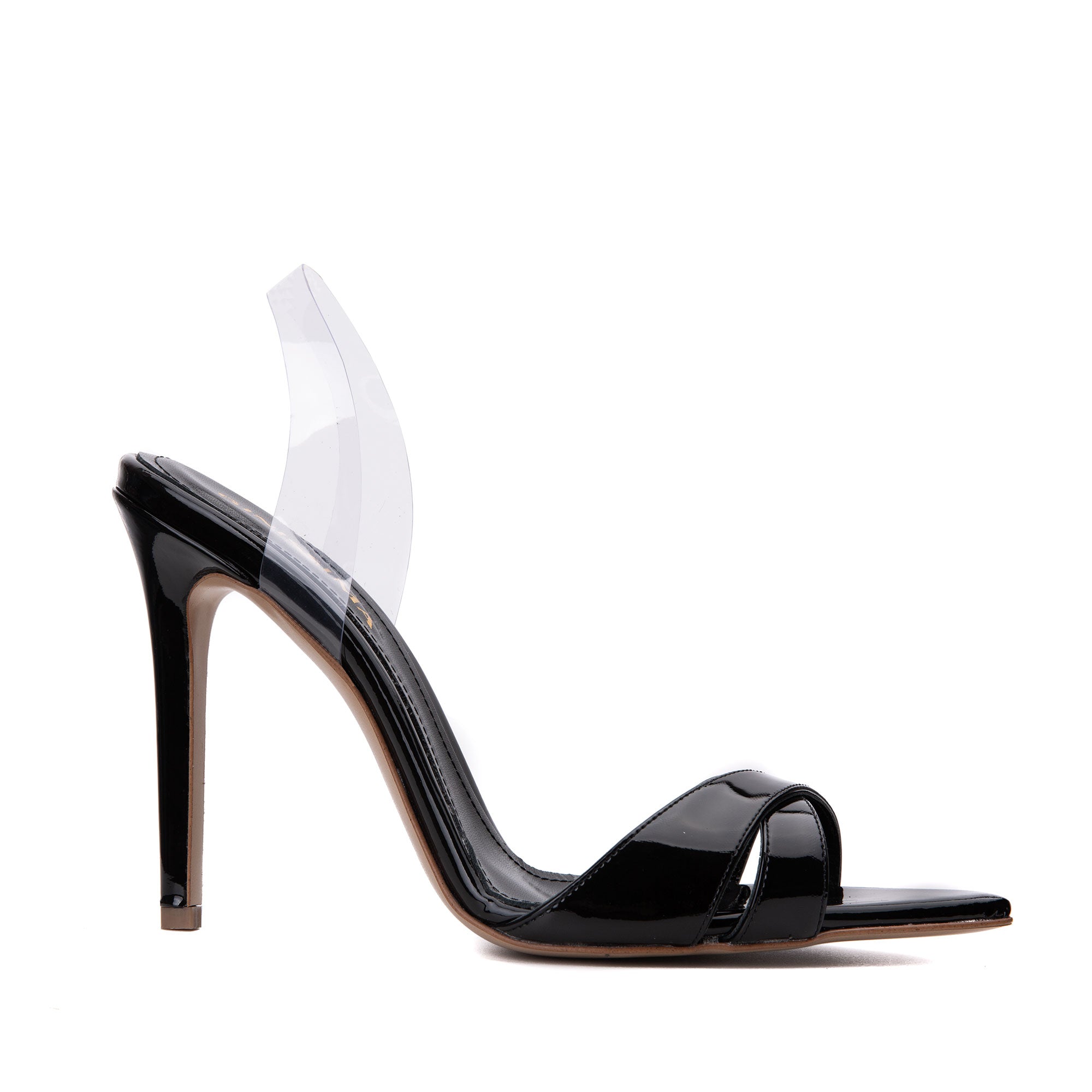 Sandale Thea Piele Lacuita, Negre - 40 / 1 cm