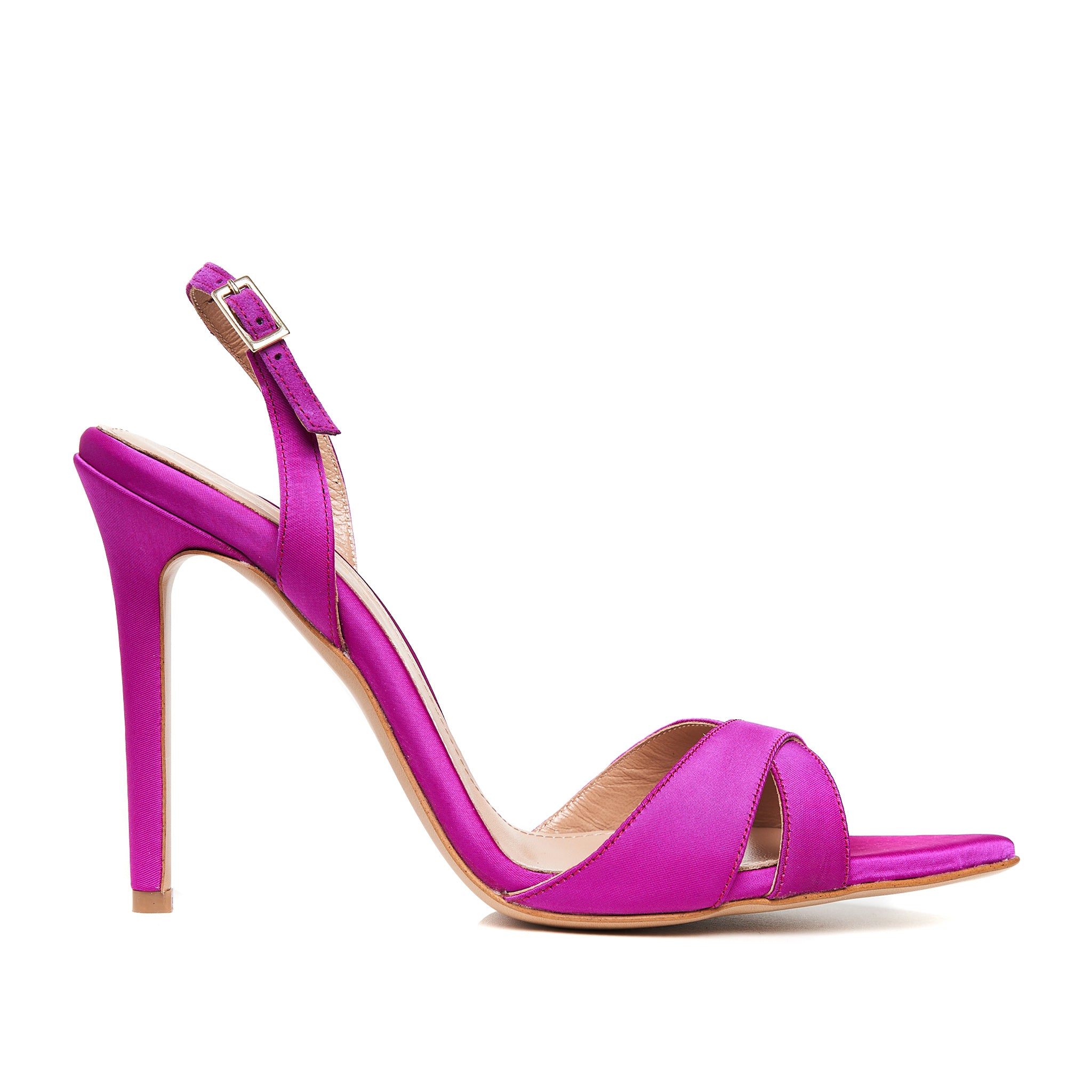Sandale Thea Satin, Fucsia - 41 / 8 cm