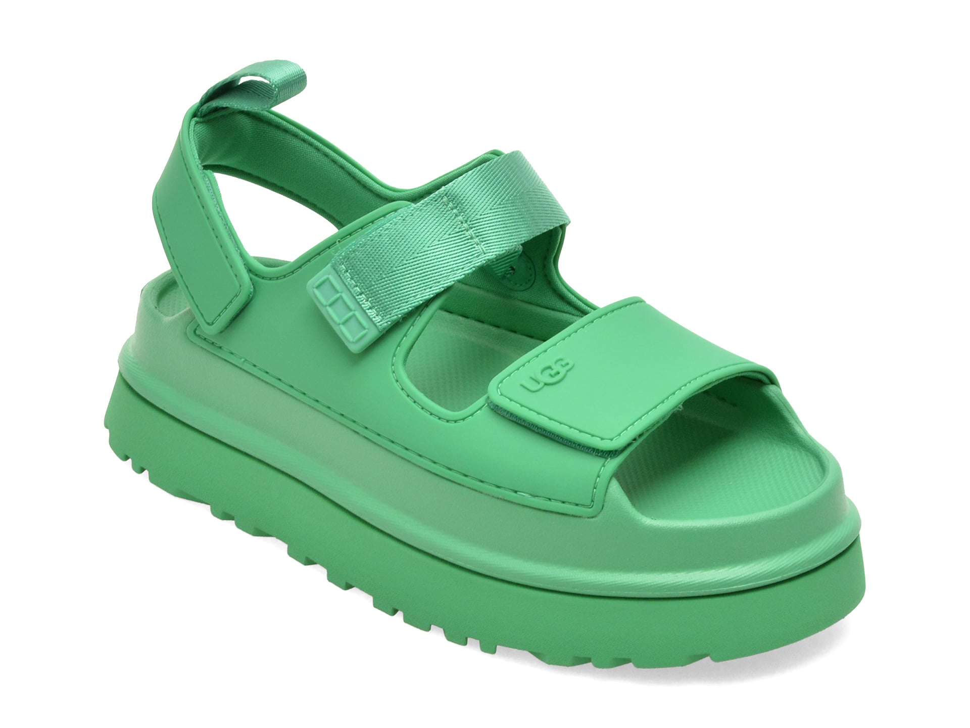 Sandale UGG verzi, GOLDENGLOW, din pvc