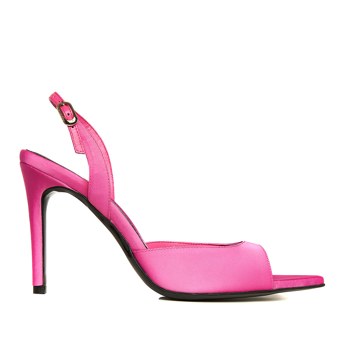 Sandale Vicky Satin, Varf Ascutit, Roz - 41 / 8 cm