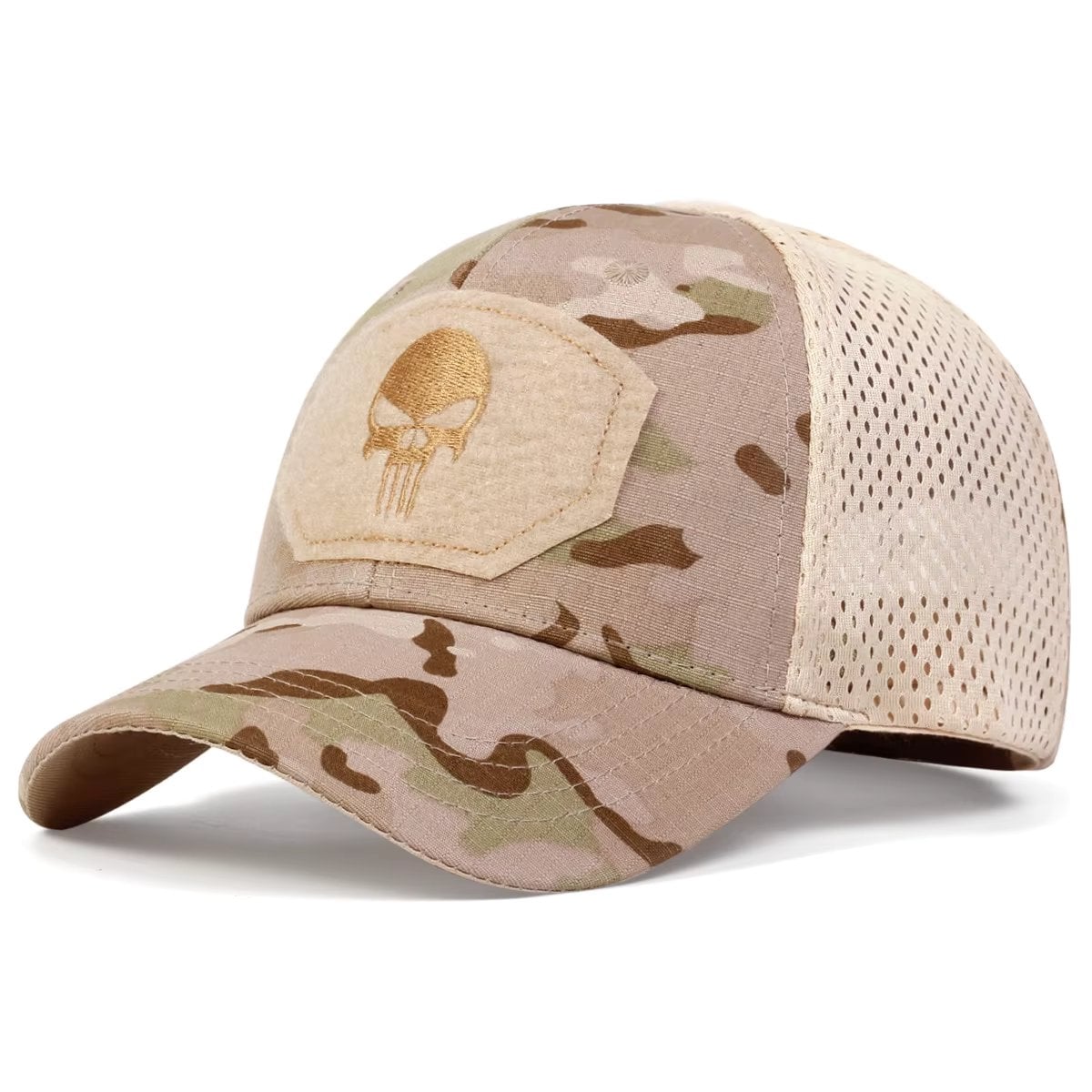 Sapca pentru barbati, SP080, Crem militar - poza 1
