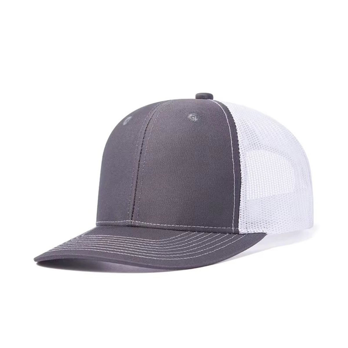Sapca unisex, SP090, Gri inchis/alb - poza 1