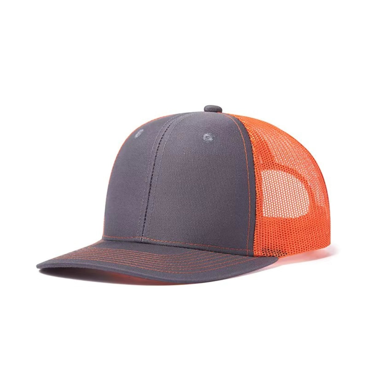 Sapca unisex, SP092, Gri /orange - poza 1