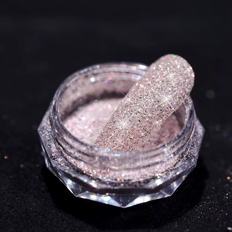 Sclipici unghii Marquise, GLITTER13, Roz
