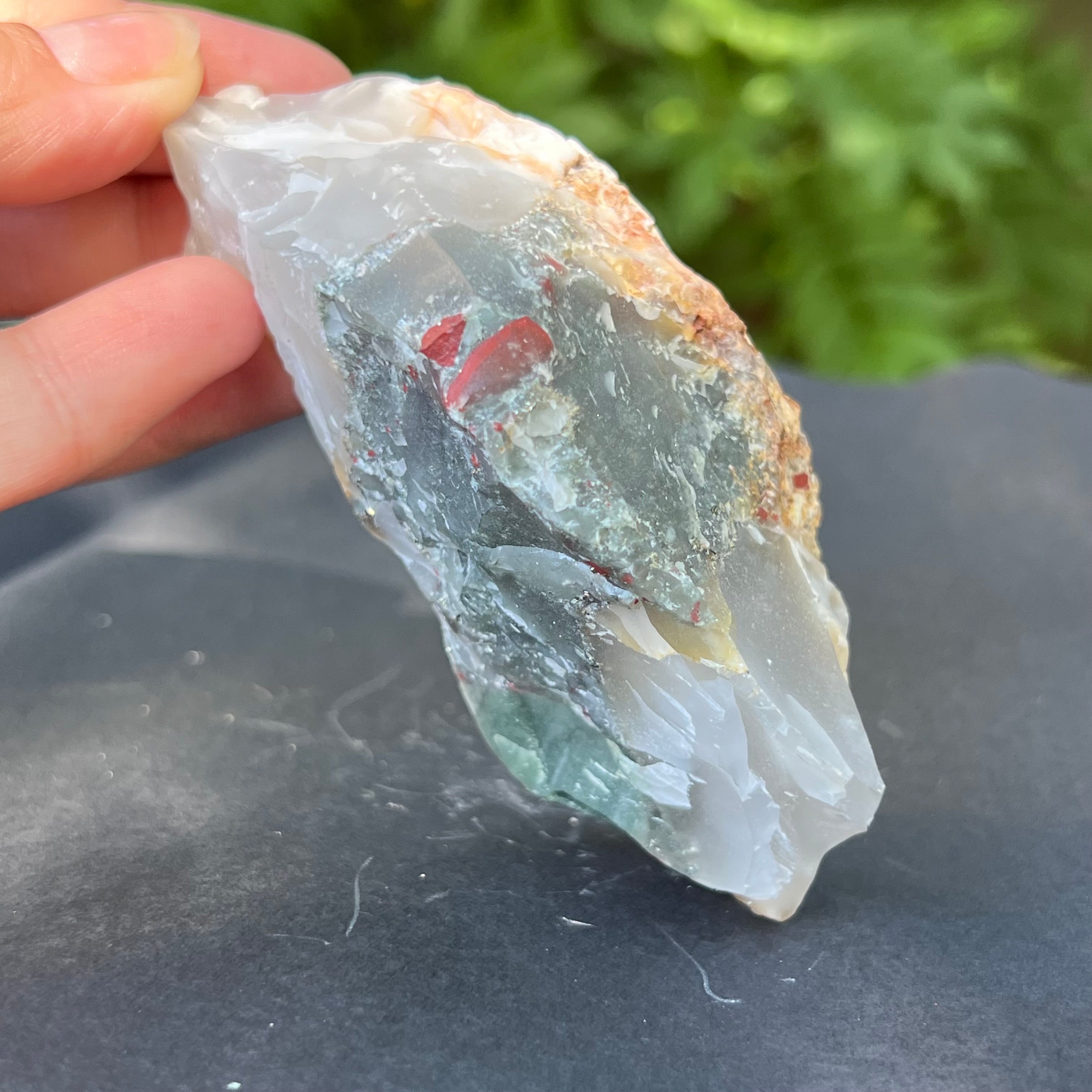 Seftonit piatra sangelui bruta model 5