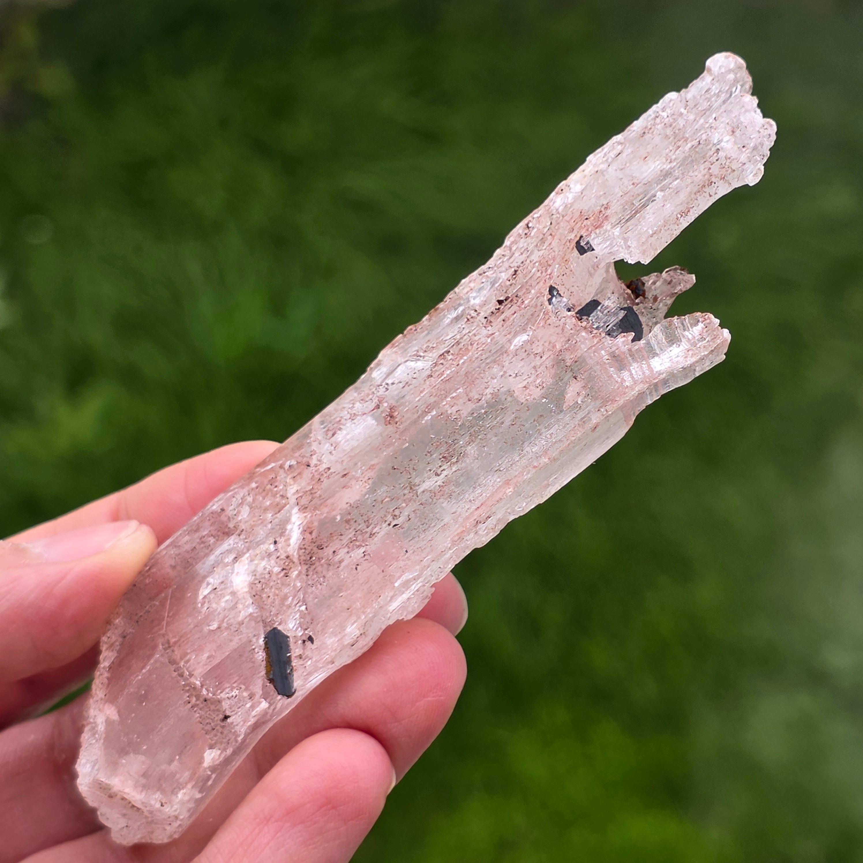 Selenit cu hematit din Mexic – specimen mineral natural | Model 1