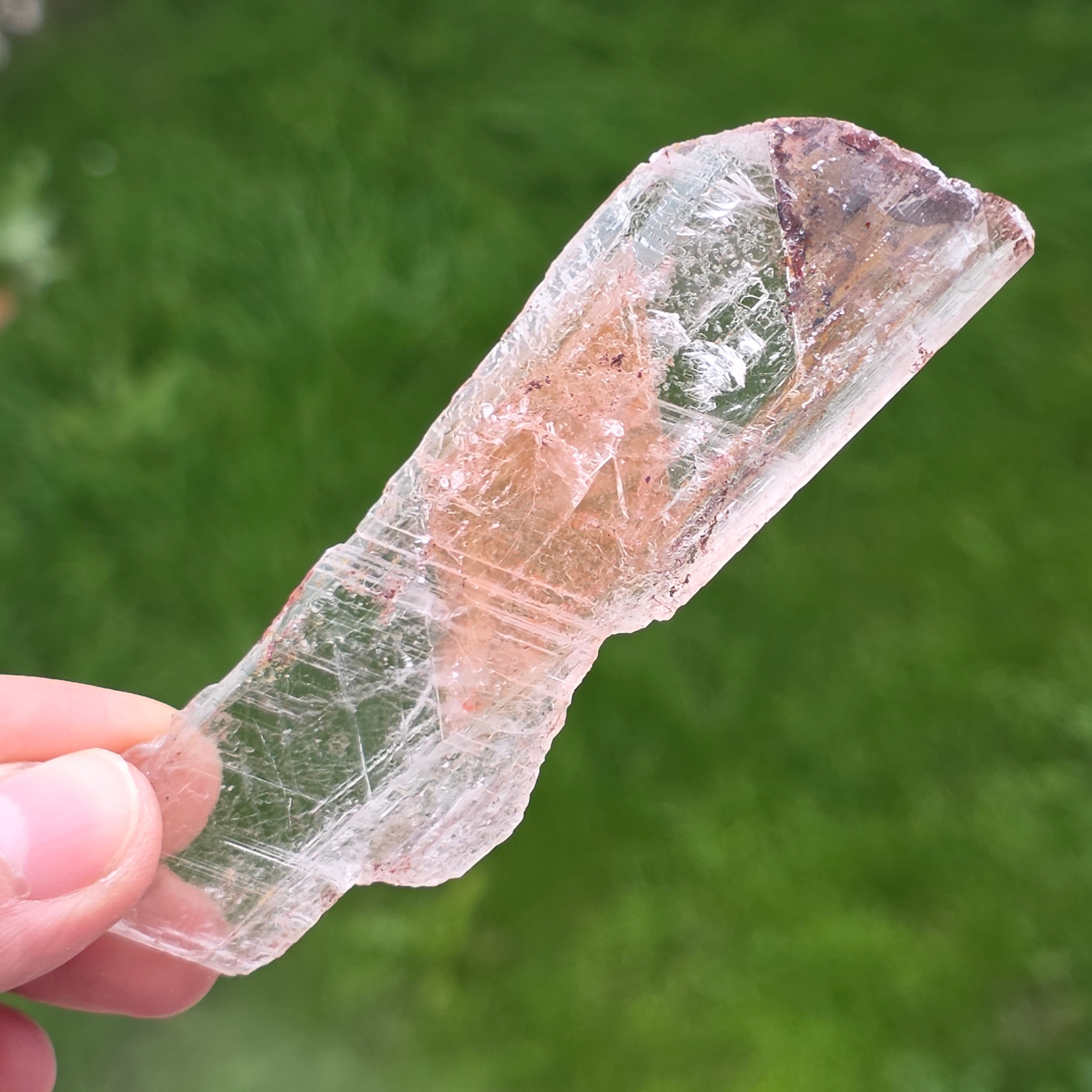 Selenit cu hematit din Mexic – specimen mineral natural | Model 3