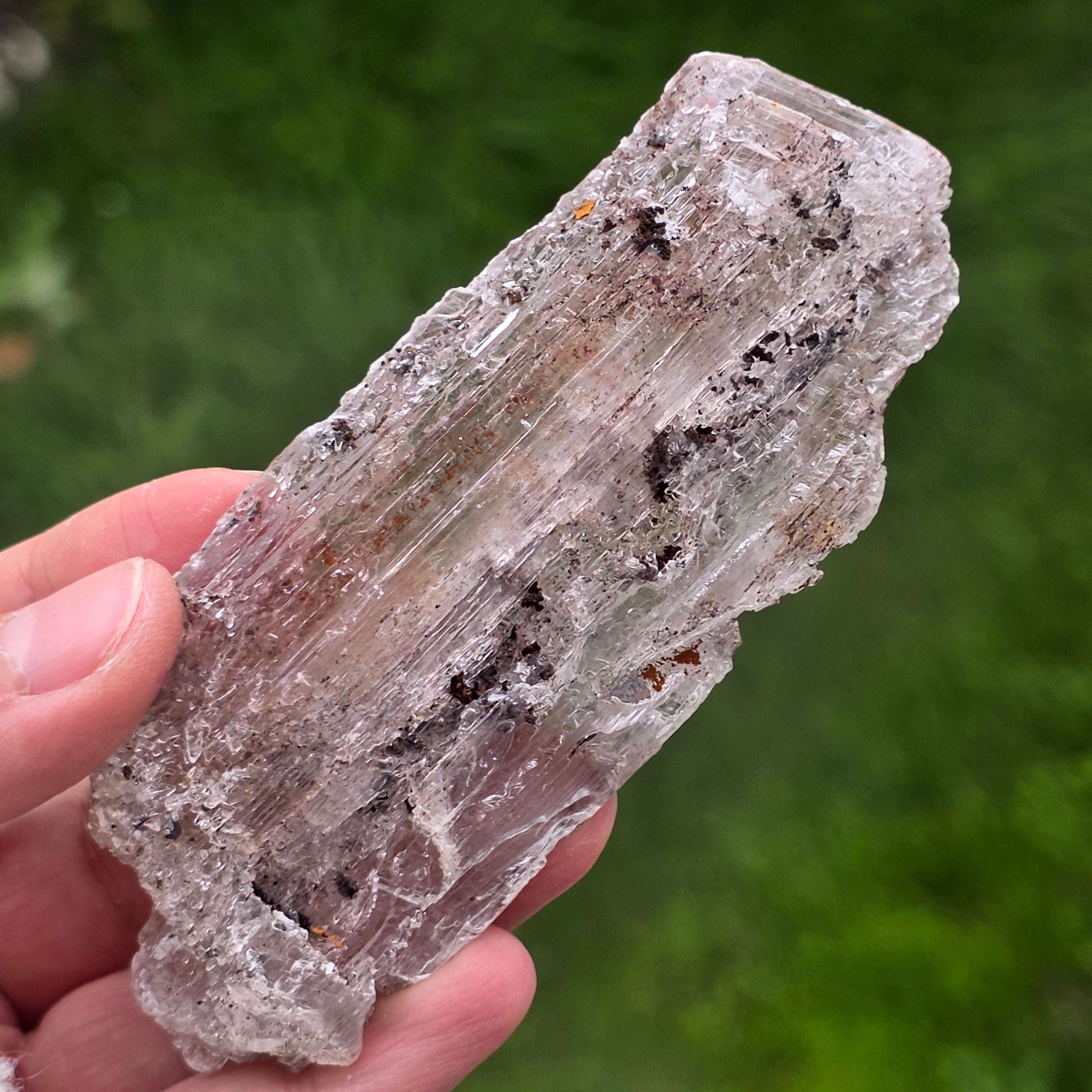 Selenit cu hematit din Mexic – specimen mineral natural | Model 5