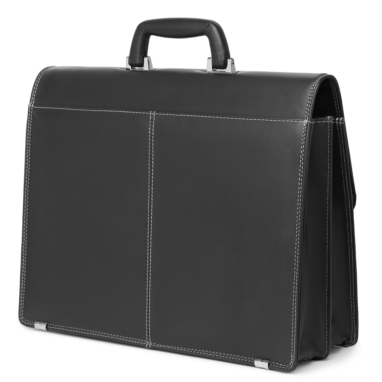 Servieta pentru barbati, Armando GT3874, piele naturala, Neagra - poza 3