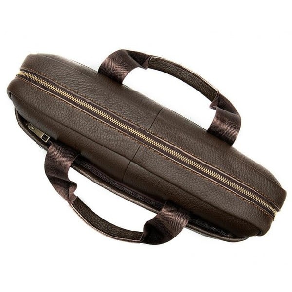 Servieta pentru barbati, David GT1313, piele naturala, Maro - poza 2