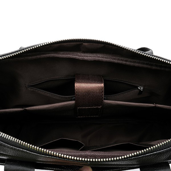 Servieta pentru barbati, Fay GT1054, piele naturala, negru - poza 5