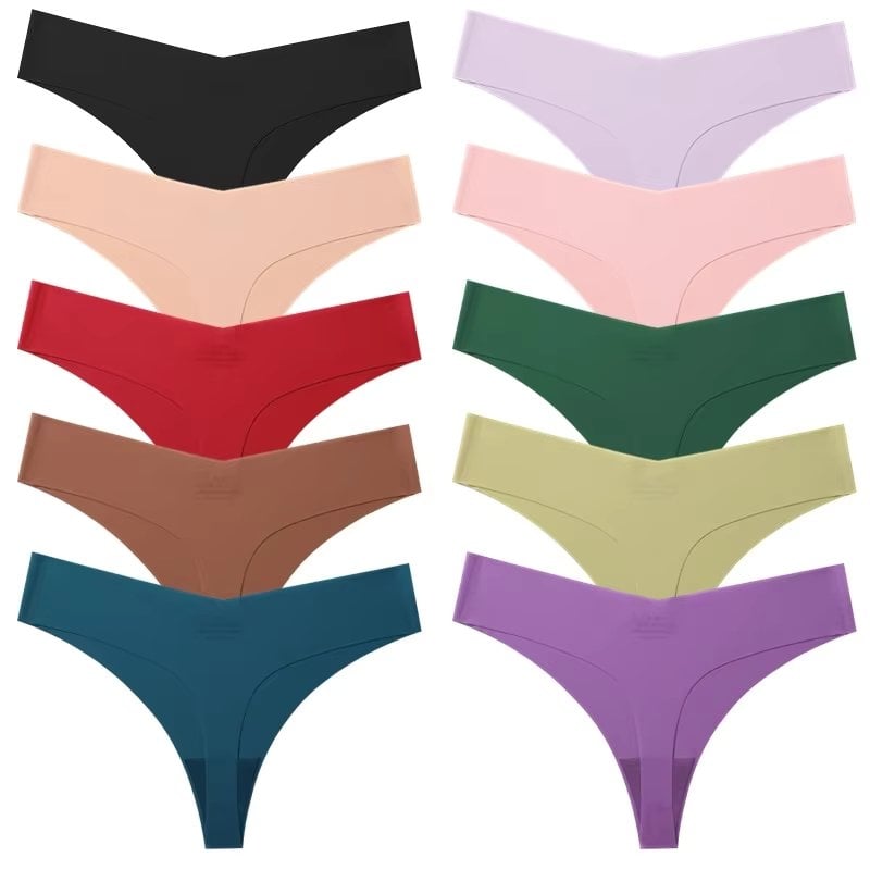 Set 10 perechi de chiloti pentru dama, CH044, Multicolor - poza 1