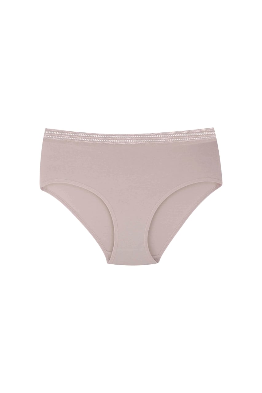 Set 2 perechi de chiloti din bumbac, pentru dama, 20250, Natural - poza 4