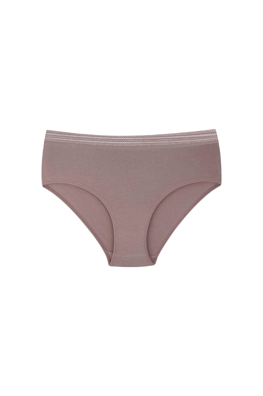 Set 2 perechi de chiloti din bumbac, pentru dama, 20250, Natural - poza 5