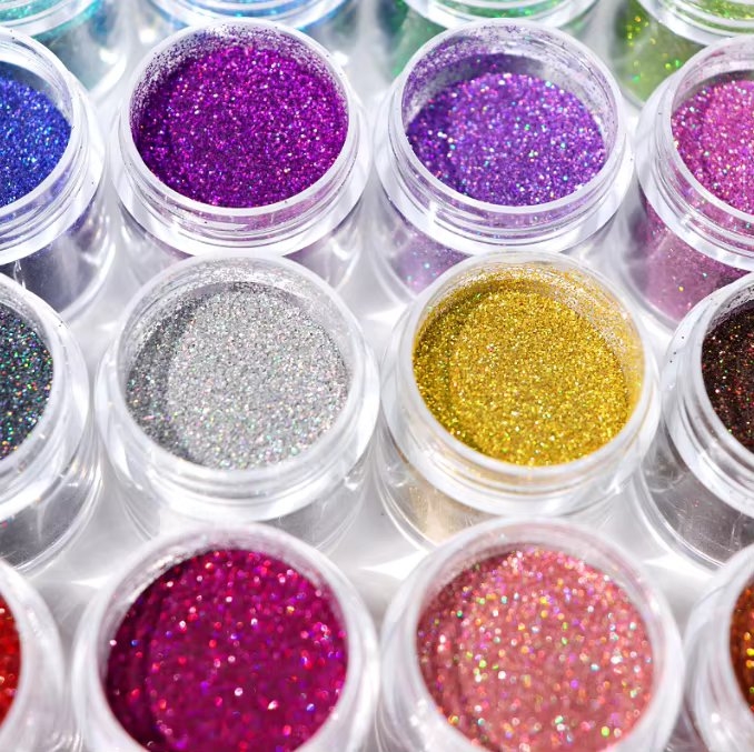 Set 20 sclipici unghii Marquise, GLITTER04, Multicolor - poza 2