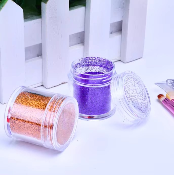 Set 20 sclipici unghii Marquise, GLITTER04, Multicolor - poza 3