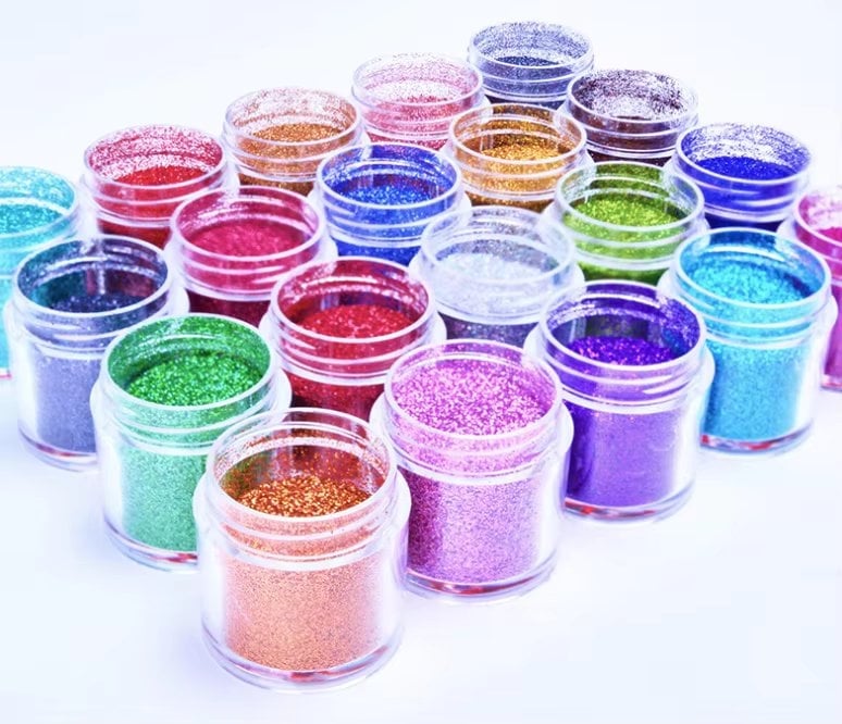 Set 20 sclipici unghii Marquise, GLITTER04, Multicolor - poza 5