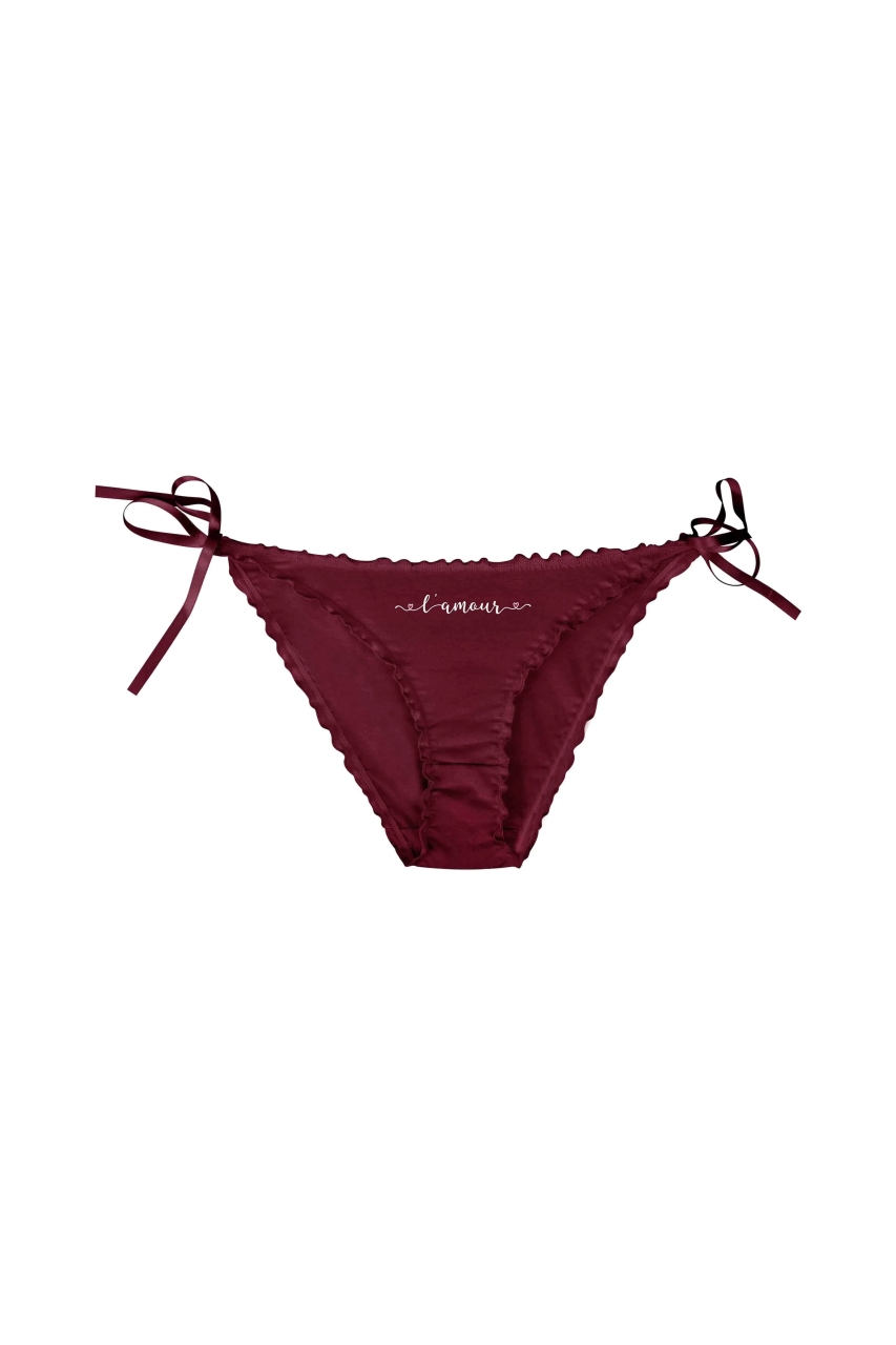 Set 3 perechi de chiloti din bumbac, pentru dama, 38655, Multicolor - poza 4