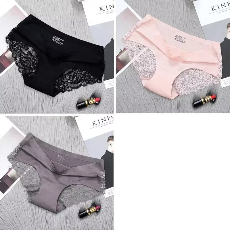 Set 3 perechi de chiloti pentru dama, CH036, Multicolor - poza 1
